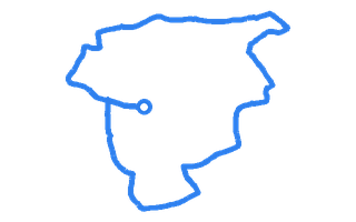 Route shape for Route 14 at Yeovil DTC