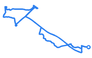 Route shape for Route 16 (NEW) at Yeovil DTC