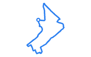 Route shape for Route 3 at York (Arabesque House) DTC