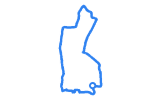 Route shape for Route 6 at York (Arabesque House) DTC