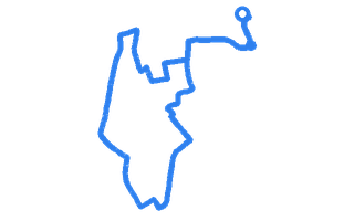 Route shape for Route 7 at York (Arabesque House) DTC
