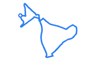 Route shape for Route 8 at York (Arabesque House) DTC