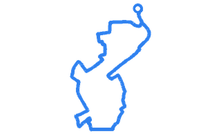 Route shape for Route 17 at York (Arabesque House) DTC
